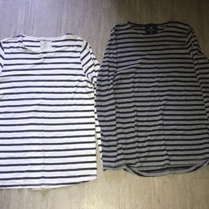 MENS M LONG SLEEVE STRIPED SHIRT
